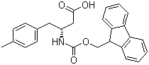 structure of CAS# 269398-86-9, Fmoc-(R)-3-Amino-4-(4-methylphenyl)butanoic acid;(R)-N-(9-Fluorenylmethyloxycarbonyl)-3-amino-4-(4-methylphenyl)butanoic acid