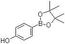 结构式 CAS# 269409-70-3, 4-羟基苯硼酸频哪醇酯; 4-(4,4,5,5-四甲基-1,3,2-二氧杂戊硼烷-2-基)苯酚