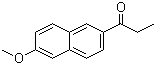 structure of CAS# 2700-47-2, 6'-Methoxy-2'-propiononaphthone;1-(6-Methoxy-2-naphthyl)propan-1-one
