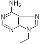 结构式 CAS# 2715-68-6, 9-乙基腺嘌呤