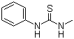 structure of CAS# 2724-69-8, 1-Methyl-3-phenyl-2-thiourea;N-Methyl-N'-phenylthiourea