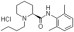 Levobupivacaine hydrochloride molecular structure (CAS 27262-48-2)