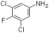 3,5-Dichloro-4-fluoroaniline molecular structure (CAS 2729-34-2)