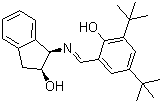 结构式 CAS# 275374-67-9, (1R,2S)-1-(3,5-二叔丁基-2-羟基苯亚甲胺)-2-茚醇
