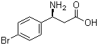 structure of CAS# 275826-36-3, (S)-3-Amino-3-(4-bromophenyl)propionic acid;(S)-beta-(4-Bromophenyl)alanine