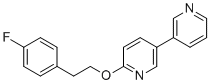 structure of CAS# 2761063-79-8, ELOVL1-IN-2;2-[2-(4-fluorophenyl)ethoxy]-5-pyridin-3-ylpyridine