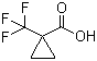 结构式 CAS# 277756-46-4, 1-三氟甲基环丙烷-1-羧酸