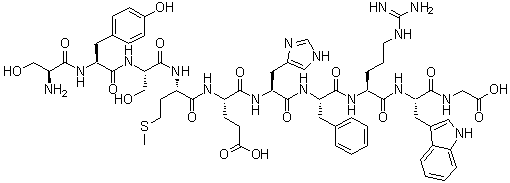 结构式 CAS# 2791-05-1, (1-10)-促肾上腺皮质激素