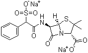 Sulbenicillin sodium molecular structure (CAS 28002-18-8)