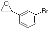 structure of CAS# 28022-44-8, 3-Bromostyrene oxide;2-(3-Bromophenyl)oxirane; (3-Bromophenyl)oxirane; m-Bromostyrene oxide