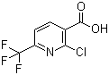 2-Chloro-6-trifluoromethylnicotinic acid molecular structure (CAS 280566-45-2)