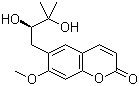 结构式 CAS# 28095-18-3, 白花前胡醇