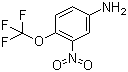 结构式 CAS# 2822-50-6, 3-硝基-4-(三氟甲氧基)苯胺