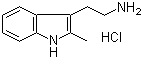 structure of CAS# 2826-95-1, 2-Methyl-1H-indole-3-ethanamine hydrochloride