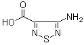 4-氨基-1,2,5-噻二唑-3-羧酸分子结构 (CAS 2829-58-5)