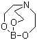 Triethanolamine borate molecular structure (CAS 283-56-7)