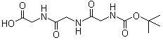 N-[N-[N-[叔丁氧羰基]甘氨酰]甘氨酰]甘氨酸分子结构 (CAS 28320-73-2)