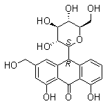structure of CAS# 28371-16-6, Aloin B