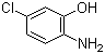 structure of CAS# 28443-50-7, 2-Amino-5-chlorophenol;4-Chloro-2-hydroxyaniline