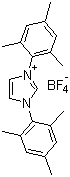 1,3-Bis(2,4,6-trimethylphenyl)imidazolium tetrafluoroborate molecular structure (CAS 286014-53-7)
