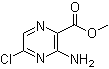 结构式 CAS# 28643-16-5, 3-氨基-5-氯吡嗪-2-羧酸甲酯