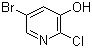 结构式 CAS# 286946-77-8, 5-溴-2-氯吡啶-3-醇