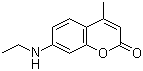 structure of CAS# 28821-18-3, 7-(Ethylamino)-4-methylcoumarin;7-(Ethylamino)-4-methyl-2-benzopyrone