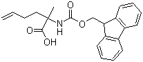 结构式 CAS# 288617-72-1, N-芴甲氧羰基-2-(3'-丁烯基)-L-丙氨酸