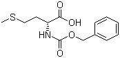 结构式 CAS# 28862-80-8, N-苄氧羰基-D-蛋氨酸