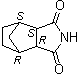 structure of CAS# 28871-95-6, endo-2,3-Norbornanedicarboximide;(3aR,4R,7S,7aS)-rel-Hexahydro-4,7-methano-1H-isoindole-1,3(2H)-dione