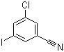 structure of CAS# 289039-30-1, 3-Chloro-5-iodobenzonitrile