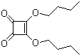 structure of CAS# 2892-62-8, Dibutyl squarate;Squaric acid dibutylester; 3,4-Dibutoxy-3-cyclobutene-1,2-dione