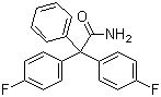 结构式 CAS# 289656-45-7, 塞尼卡泊; 4-氟-alpha-(4-氟苯基)-alpha-苯基苯乙酰胺