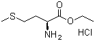 L-蛋氨酸乙酯盐酸盐分子结构 (CAS 2899-36-7)