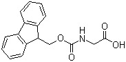 structure of CAS# 29022-11-5, Fmoc-Glycine;N-(9-Fluorenylmethoxycarbonyl)-glycine; Fmoc-Gly-OH