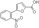 结构式 CAS# 29048-34-8, 5-(2-硝基苯基)-2-糠酸