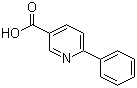 结构式 CAS# 29051-44-3, 6-苯基烟酸