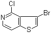 3-Bromo-4-chlorothieno[3,2-c]pyridine molecular structure (CAS 29064-82-2)