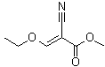 结构式 CAS# 29096-99-9, 2-氰基-3-乙氧基-2-丙烯酸甲酯