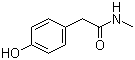 4-Hydroxy-N-methylbenzeneacetamide molecular structure (CAS 29121-34-4)