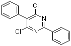 结构式 CAS# 29133-99-1, 4,6-二氯-2,5-二苯基嘧啶