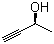 structure of CAS# 2914-69-4, (S)-(-)-3-Butyn-2-ol