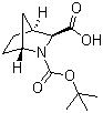 结构式 CAS# 291775-59-2, (1R,3S,4S)-N-叔丁氧羰基-2-氮杂双环[2.2.1]庚烷-3-羧酸
