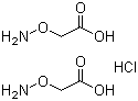 structure of CAS# 2921-14-4, Carboxymethoxylamine hemihydrochloride;(Aminooxy)acetic acid hemihydrochloride
