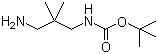 structure of CAS# 292606-35-0, tert-Butyl N-(3-amino-2,2-dimethylpropyl)carbamate