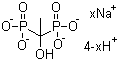 1-Hydroxyethanediphosphonic acid sodium salt molecular structure (CAS 29329-71-3)