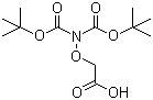 结构式 CAS# 293302-31-5, 双叔丁氧羰基氨基氧乙酸