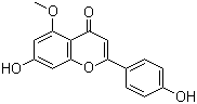结构式 CAS# 29376-68-9, 黄花夹竹桃黄酮