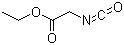 structure of CAS# 2949-22-6, Ethyl 2-isocyanatoacetate;Carbethoxymethyl isocyanate; Ethoxycarbonylmethyl isocyanate; Ethyl isocyanatoacetate; Glycine ethyl ester isocyanate; Isocyanatoacetic acid ethyl ester; NSC 56429; NSC 6276
