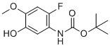tert-butyl (2-fluoro-5-hydroxy-4-methoxyphenyl)carbamate molecular structure (CAS 2952660-99-8)